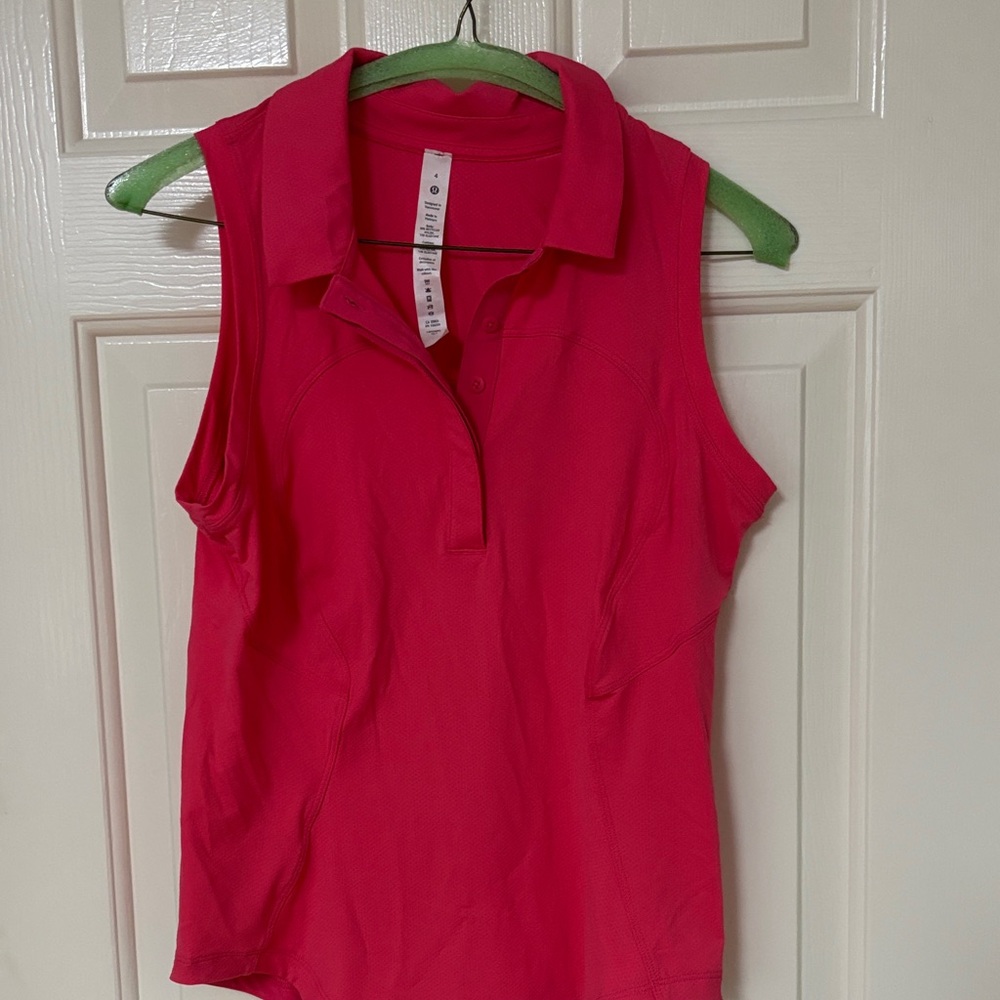 Lululemon Athletica Pink Sleeveless Tank Top
